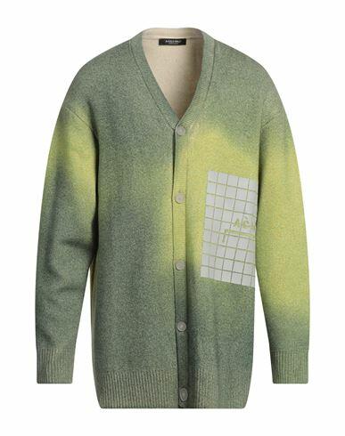 A-cold-wall* Man Cardigan Green Wool, Cotton Cover