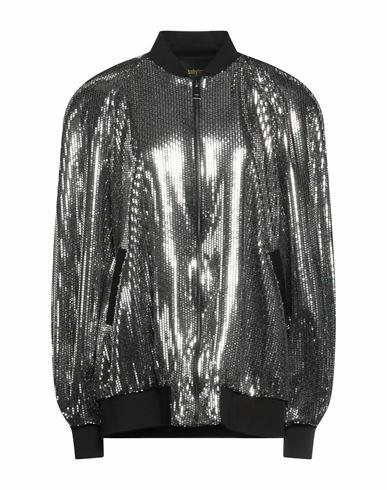 Babylon Woman Jacket Silver Polyester, Polyamide, Metal, Elastane Cover