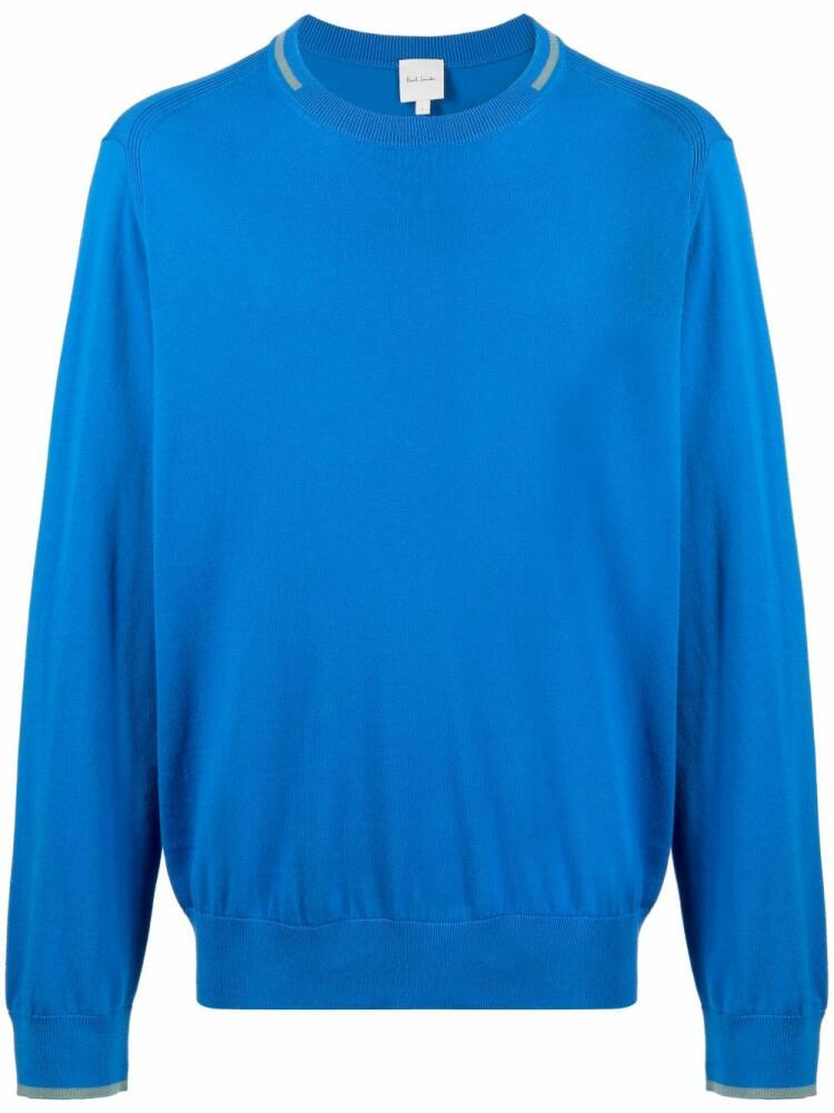 Paul Smith Haze organic-cotton jumper - Blue Cover