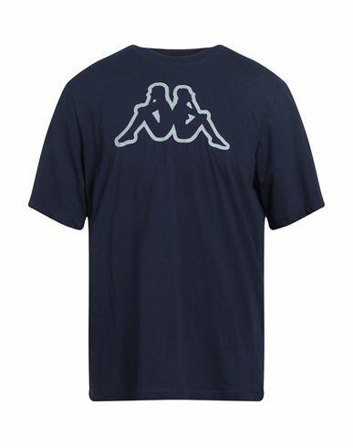 Kappa Man T-shirt Midnight blue Cotton Cover