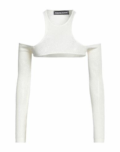 Andreādamo Woman Top Ivory Viscose, Polyester, Polyamide, Elastane Cover