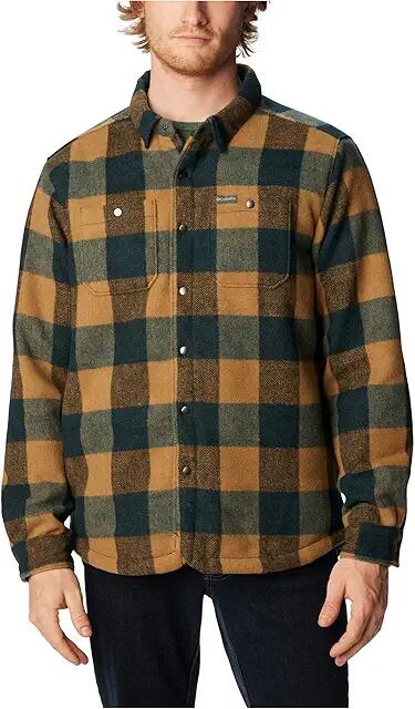 Columbia Windward II Shirt Jacket (Night Wave Dimensional Buffalo) Men's Clothing Cover