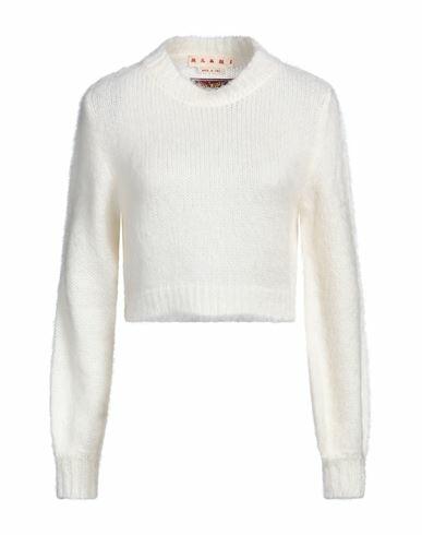 Marni Woman Sweater Ivory Acetate, Polyamide, Mohair wool Cover