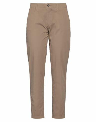 Berwich Woman Pants Camel Cotton, Elastane Cover