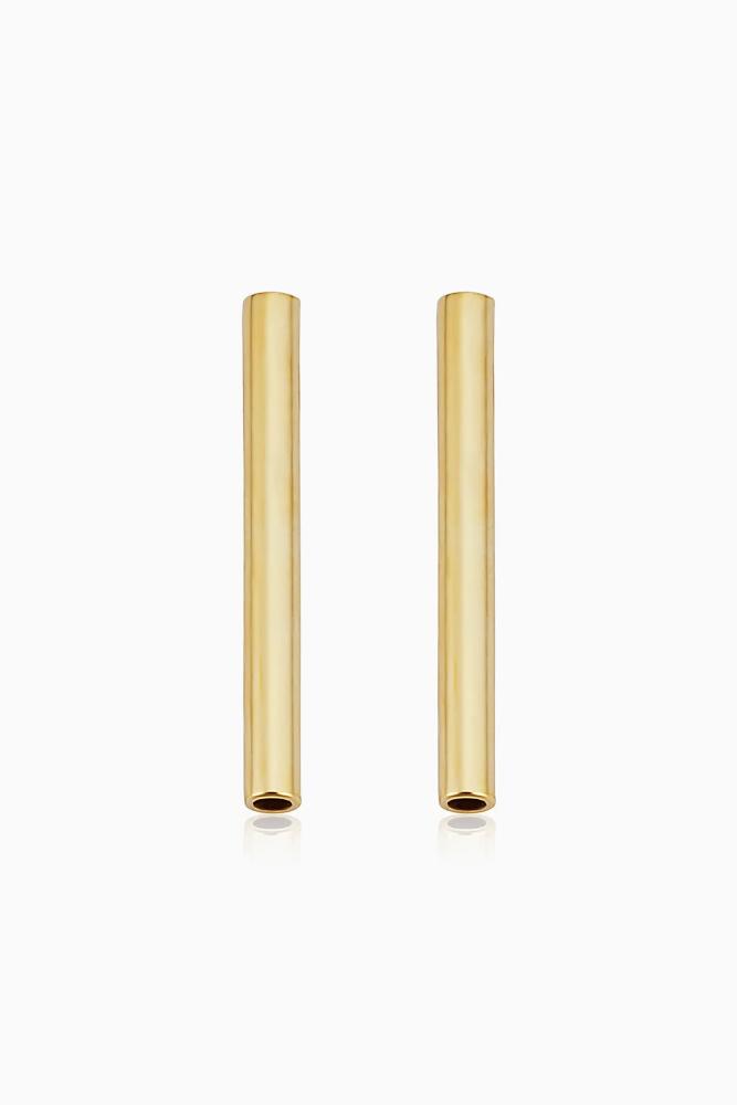 Oradina 14K Yellow Gold Arezzo Studs Cover