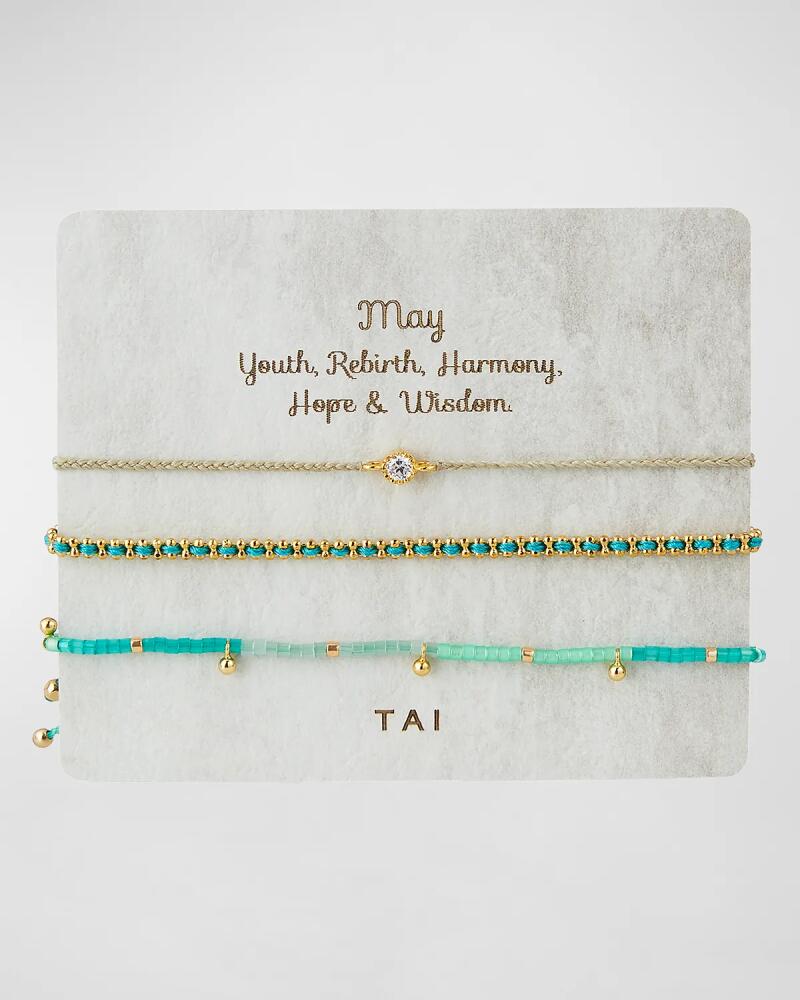 Tai Personalized Birthday Bracelets, Set of 3 Cover