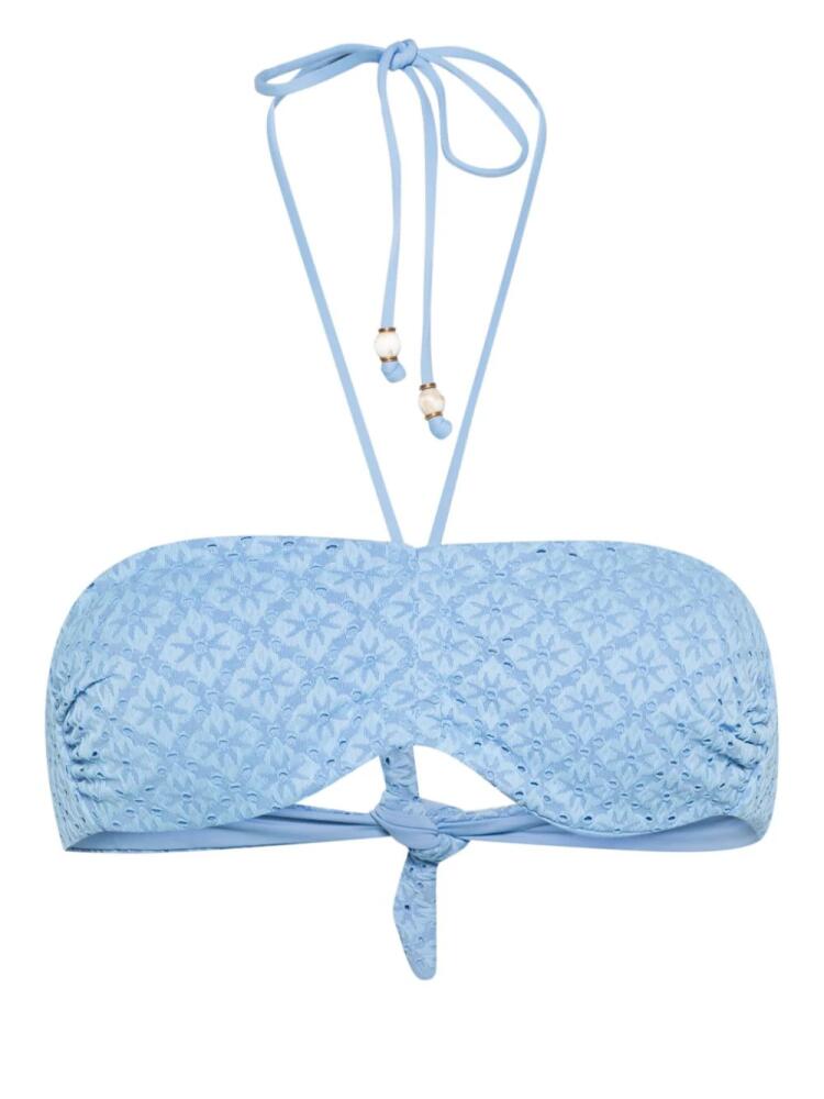 TWINSET openwork bikini top - Blue Cover