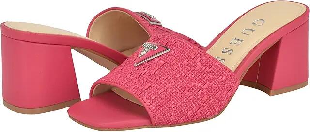 GUESS Gables (Pink Logo) Women's Sandals Cover