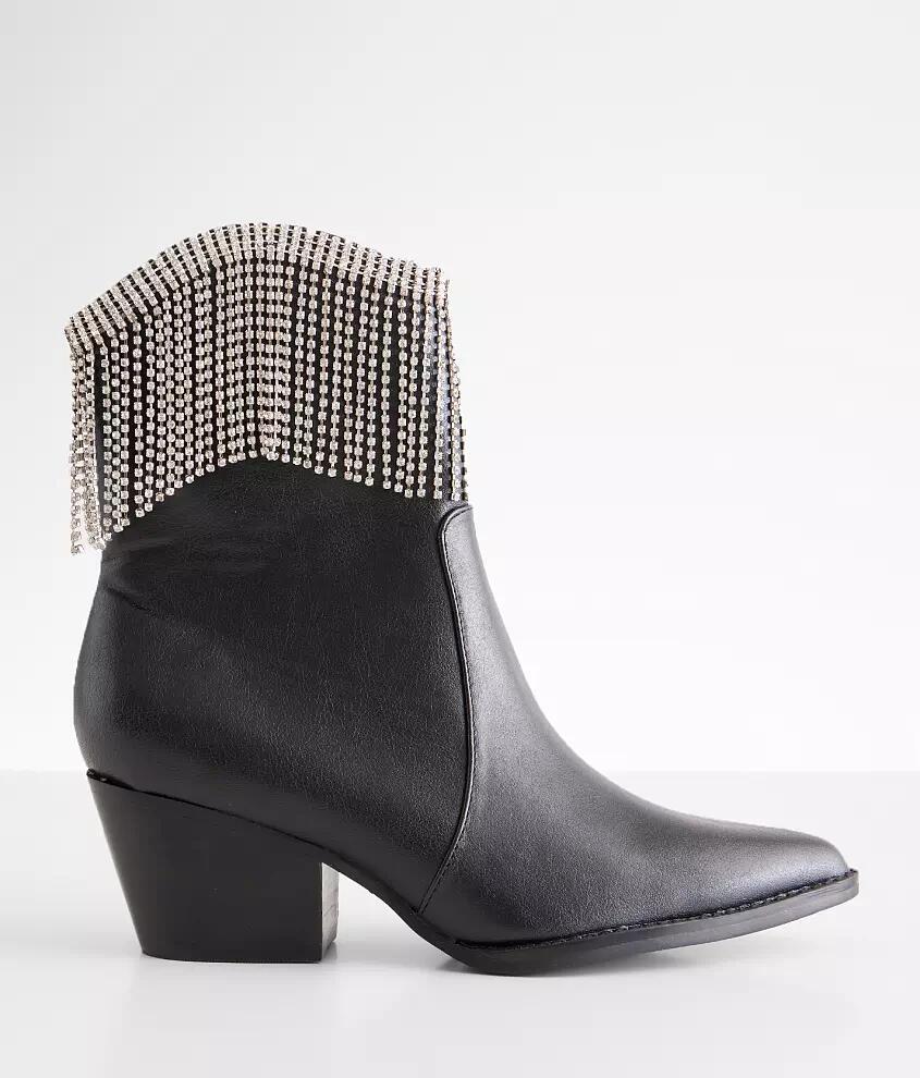 Oasis Society Nash Rhinestone Fringe Boot Cover