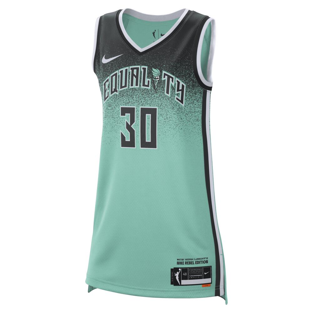 Breanna Stewart New York Liberty 2023 Nike Women's Dri-FIT WNBA Victory Jersey in Green Cover