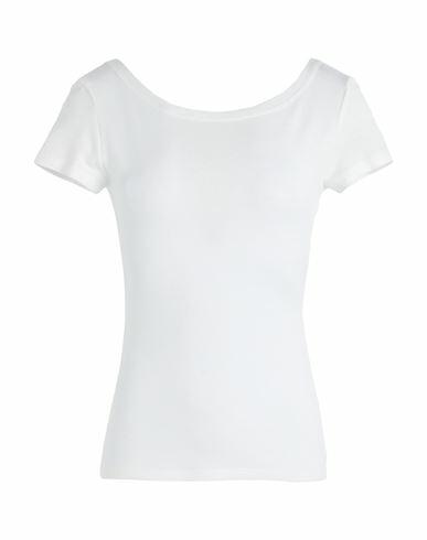 Max & co. Woman T-shirt White Viscose, Polyester Cover