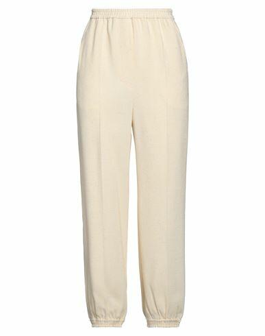 Nanushka Woman Pants Cream Viscose, SeaCell Cover