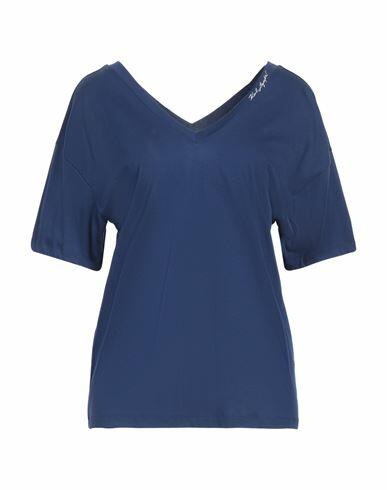 Karl Lagerfeld Woman T-shirt Blue Organic cotton Cover