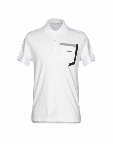 Bikkembergs Man Polo shirt White Cotton, Elastane Cover