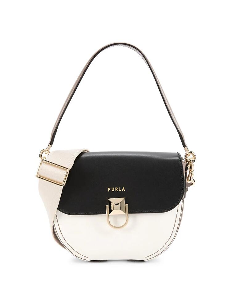 Furla Women's Leather Crossbody Bag - Nero Talco Cover