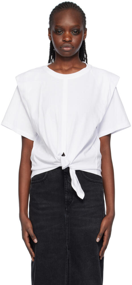 Isabel Marant White Zelikia T-Shirt Cover