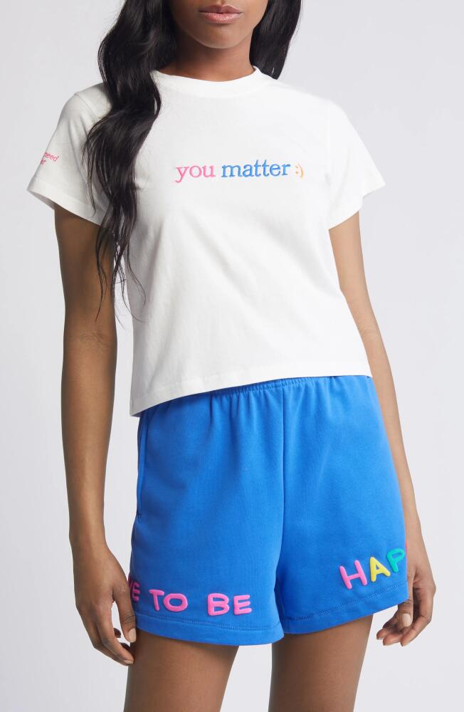 THE MAYFAIR GROUP You Matter T-Shirt in Cream Cover