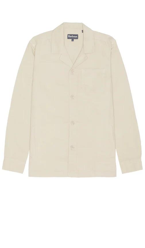 Barbour Melonby Overshirt in Nude Cover