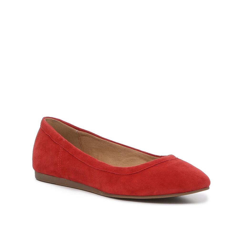 Crown Vintage Melidee Ballet Flat | Women's | Red Suede Cover