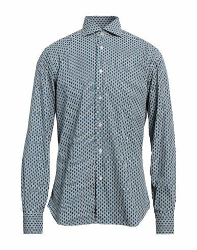 Dandylife By Barba Man Shirt Blue Cotton Cover