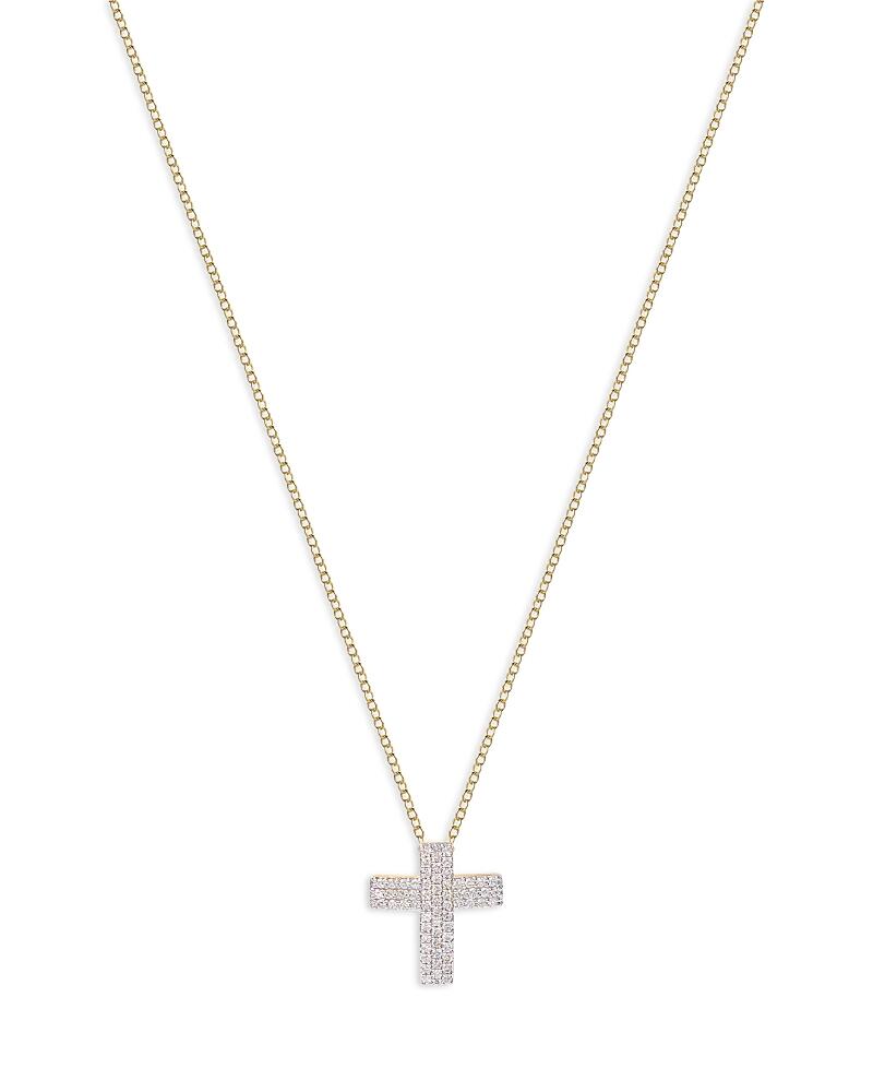 Phillips House 14K Yellow Gold Diamond Infinity Cross Necklace, 16-18 Cover