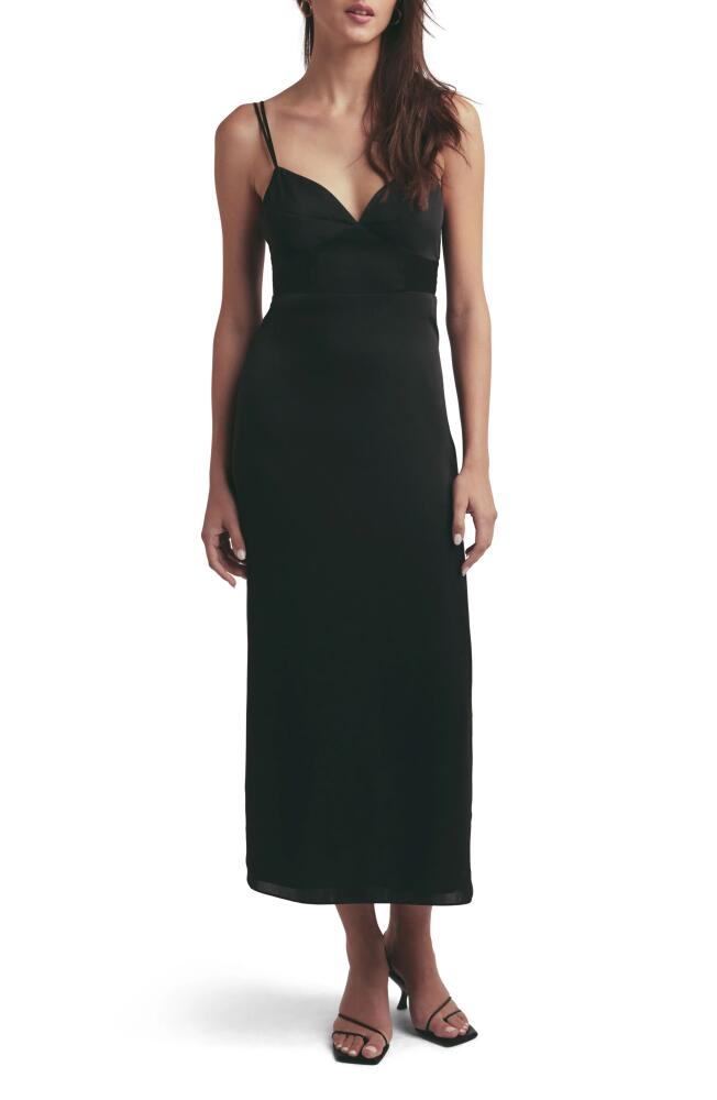 Favorite Daughter The Rosemary Maxi Slipdress in Black Cover