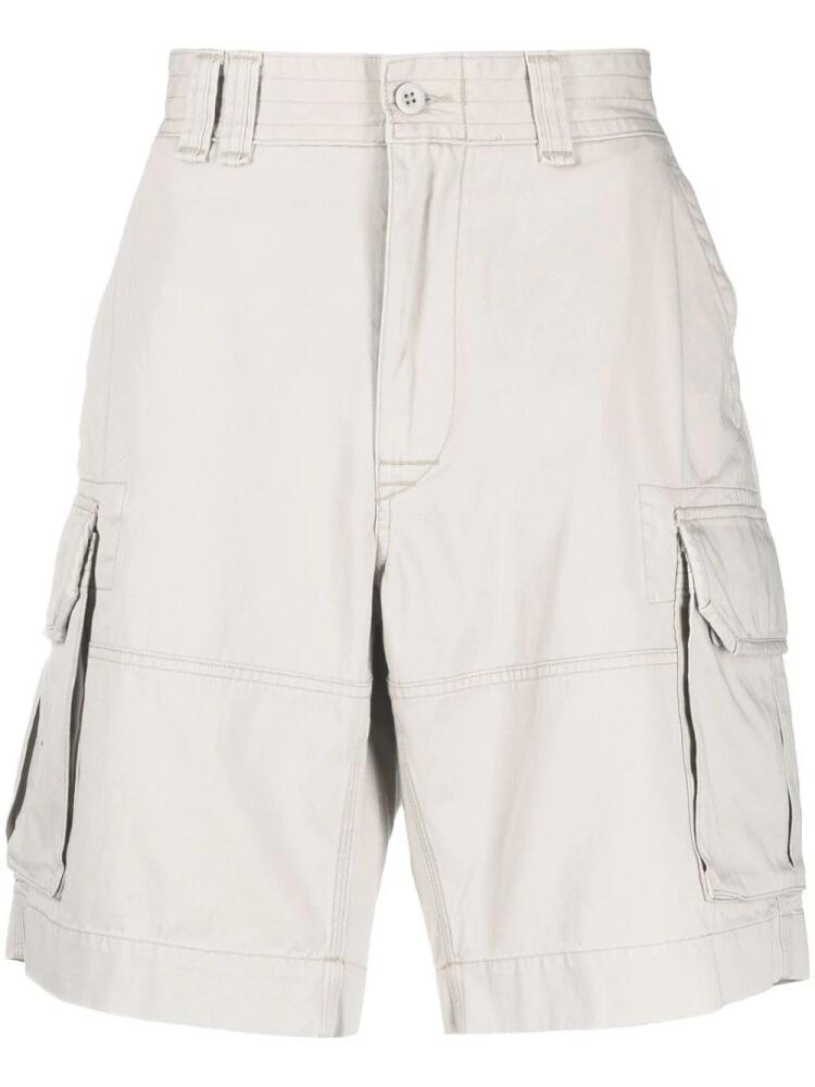 Polo Ralph Lauren logo-patch cotton cargo shorts - Neutrals Cover