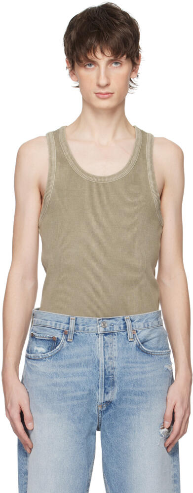 AGOLDE Taupe Morris Tank Top Cover