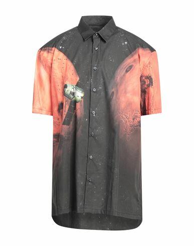 Costume National Man Shirt Black Cotton Cover