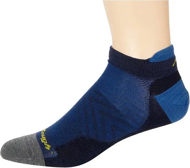 Darn Tough Vermont Run No Show Tab Ultra-Lightweight (Eclipse) Men's Crew Cut Socks Shoes Cover