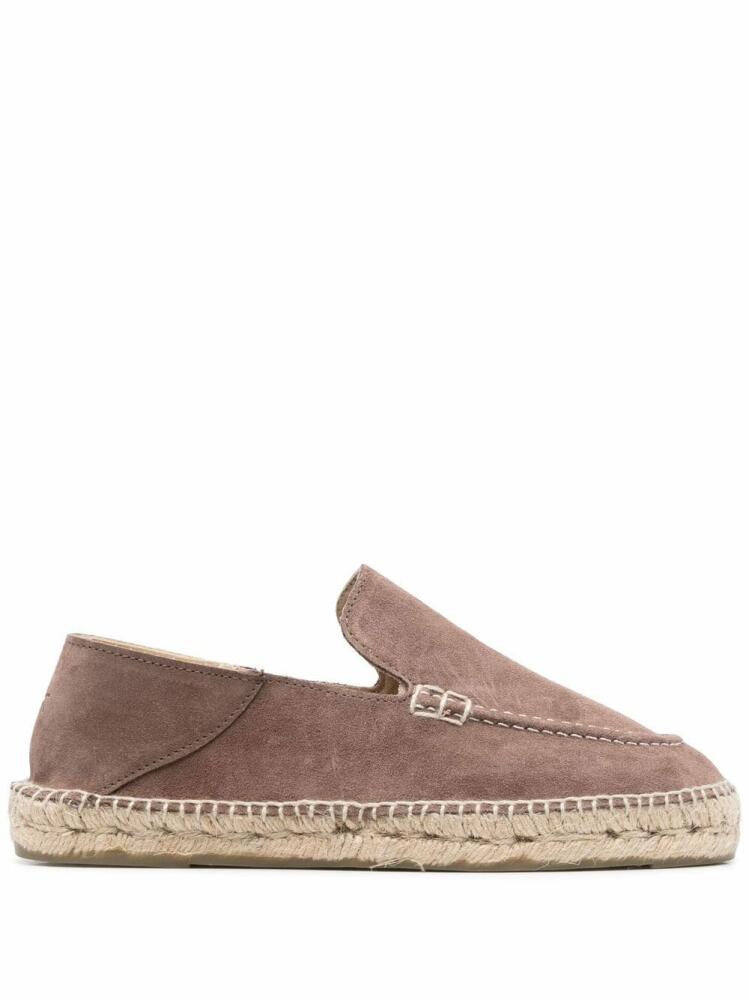 Manebi suede slip-on espadrilles - Brown Cover