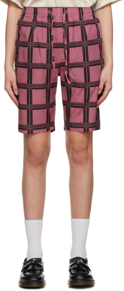 NEEDLES Red Check Shorts Cover