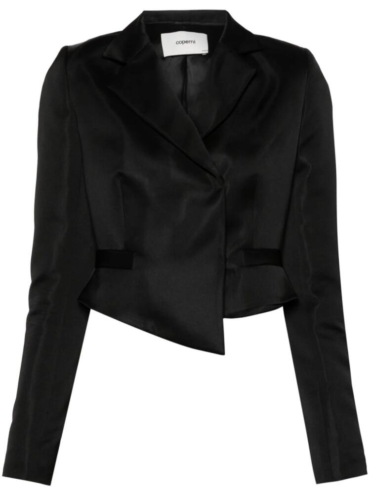 Coperni cropped double-breasted blazer - Black Cover