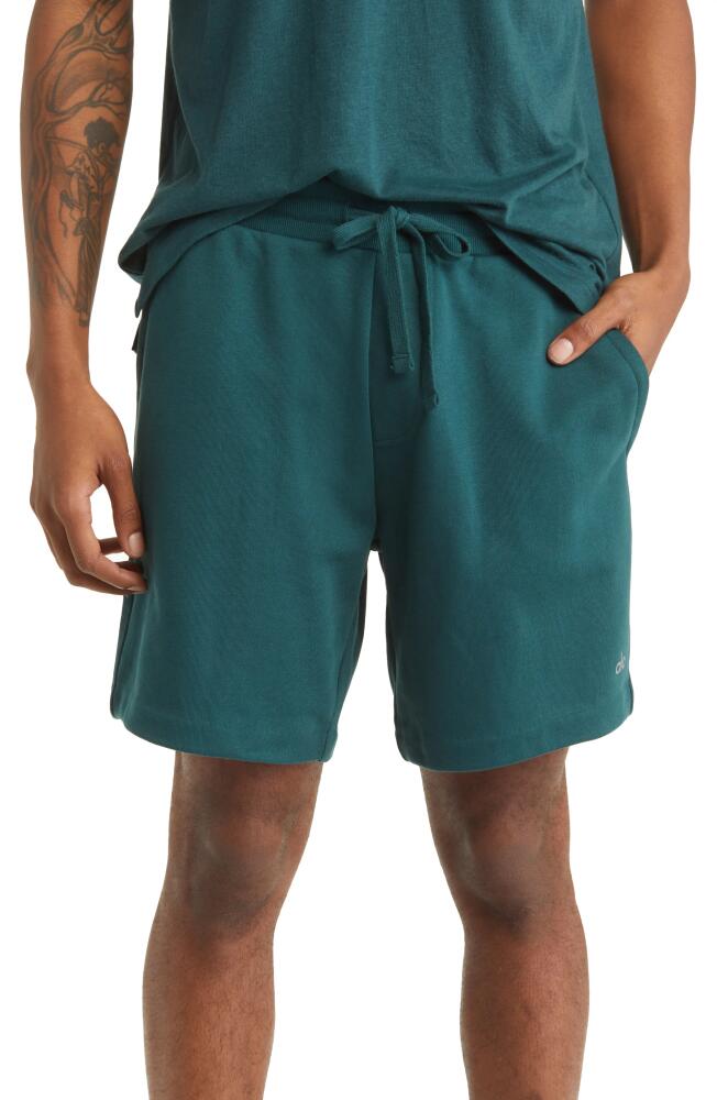 Alo Chill Shorts in Midnight Green Cover