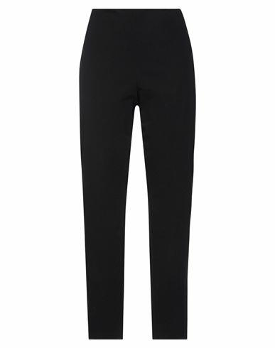 Theory Woman Pants Black Cotton, Elastane Cover