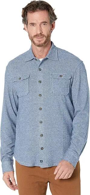 johnnie-O Carl Flanel Shirt Jacket (Wake) Men's Clothing Cover