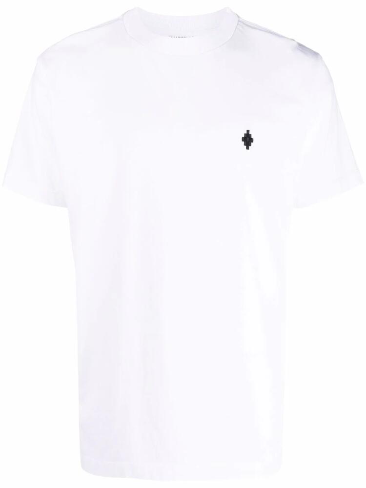 Marcelo Burlon County of Milan Cross-logo embroidered cotton T-shirt - White Cover