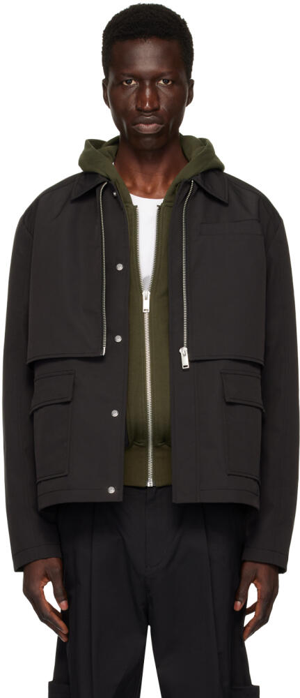 Han Kjobenhavn Black Washed Layered Jacket Cover