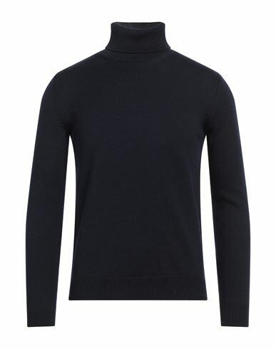 Roberto Collina Man Turtleneck Midnight blue Merino Wool Cover