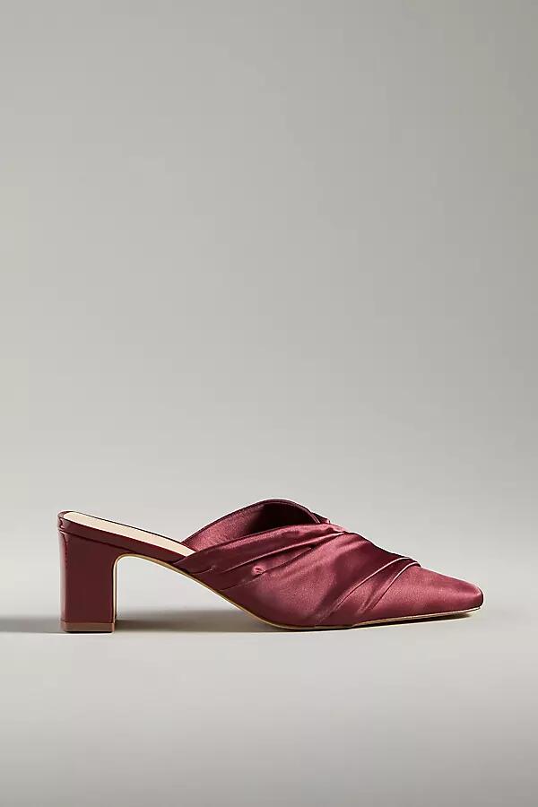 By Anthropologie Ruched Mule Heels Cover