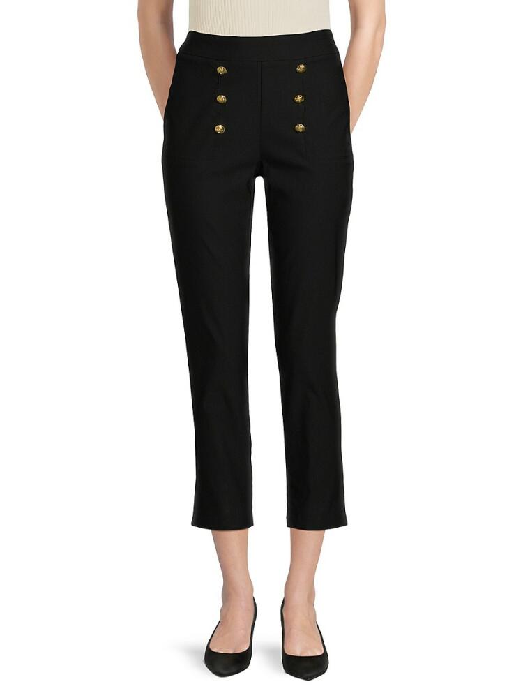 NANETTE nanette lepore Women's Cropped Pants - Very Black Cover