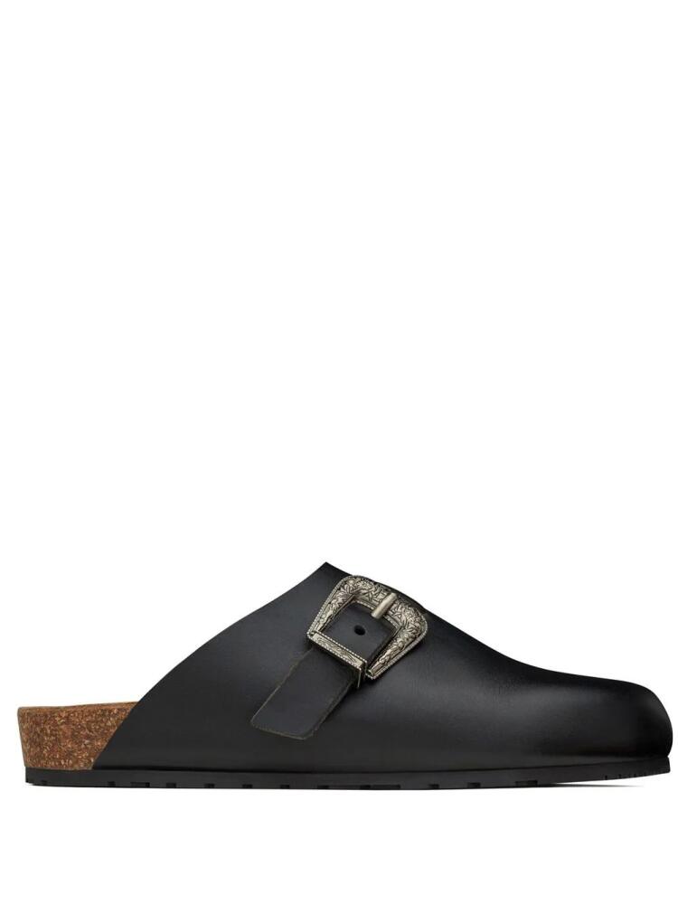 Saint Laurent buckled slip-on loafers - Black Cover