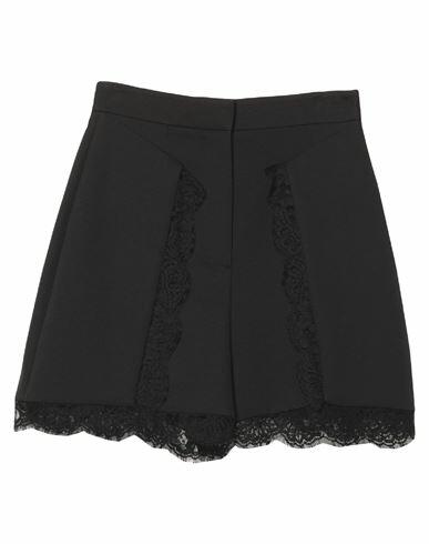 Alexander Mcqueen Woman Shorts & Bermuda Shorts Black Wool, Silk, Polyamide, Cotton Cover