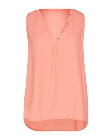 Guess Woman Top Salmon pink Polyester Cover