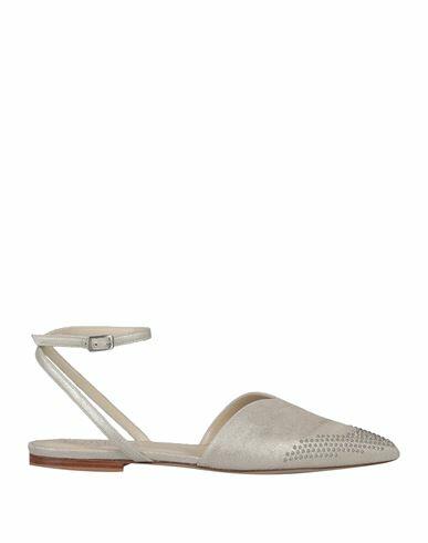 Lorena Antoniazzi Woman Ballet flats Platinum Soft Leather Cover