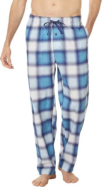 Tommy Bahama Pajama Bottom Long (Blue Plaid) Men's Pajama Cover