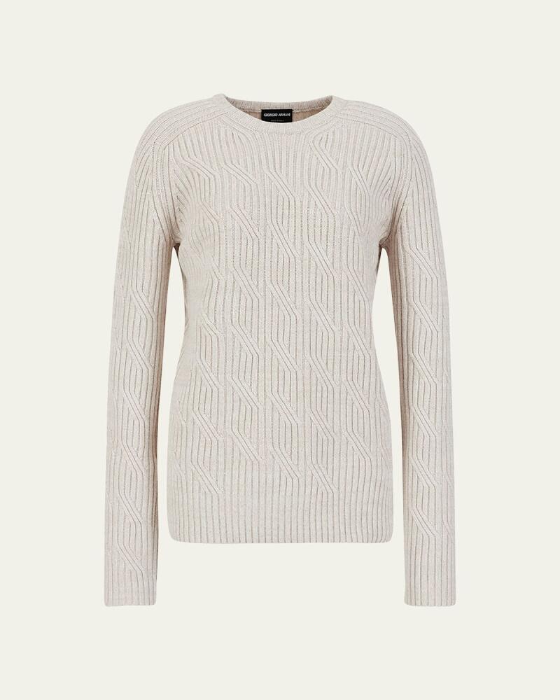 Giorgio Armani Alashan Ribbed Cashmere Sweater Cover