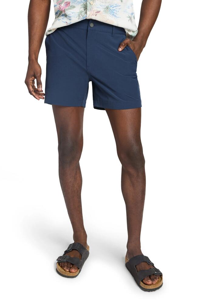 Faherty Belt Loop All Day 5-Inch Shorts in Dark Blue Nights Cover