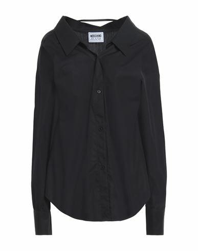 Moschino Woman Shirt Black Organic cotton Cover