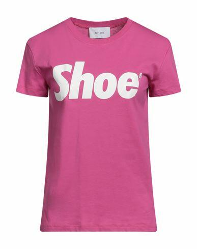 Shoe Woman T-shirt Fuchsia Cotton Cover